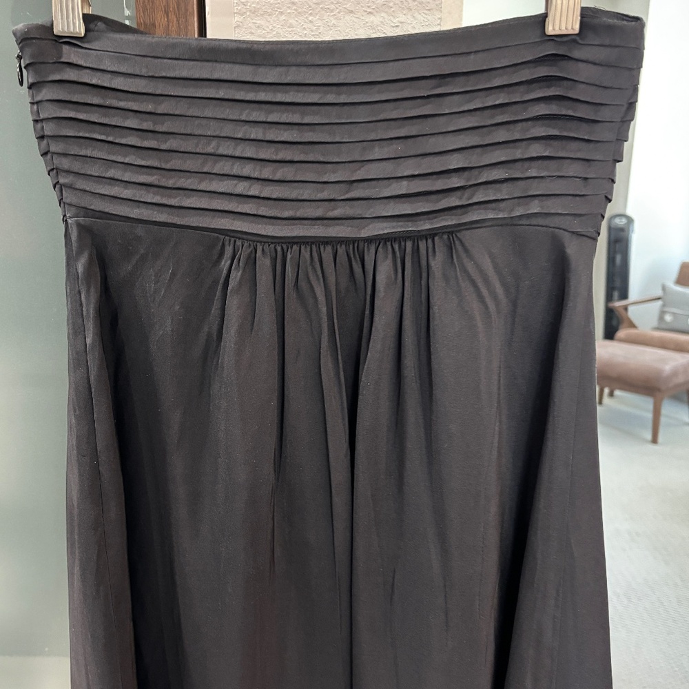 Banana Republic A-line Strapless Dress - Black Size 0 - Picture 6 of 8